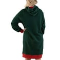 thumbnail image 2 of LazyOne Oversized Hoodie Sweatshirt, Comfortable Loungewear, Christmas (Nice Elf, L/XL), 2 of 7