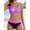 Purple, variant on SMihono Bikinis for Women Summer Two Piece Siwmwear Summer Women's Print Swimsuit Fashion Swimwear Beachwear Bikini Siamese