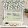 thumbnail image 3 of 2 Pack Valances for Windows, Summer Botanical Window Valances for Living Room/Bedroom/Bathroom, Farmhouse Retro Garden Plants Watercolor Light Filtering Kitchen Curtain Valance 54"W x18" L, 3 of 9