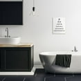 thumbnail image 2 of Stupell Industries Bathroom Seeing Eye Chart Pee In the Bowl Phrase Graphic Art Unframed Art Print Wall Art, 13x19, by Daphne Polselli, 2 of 6