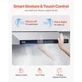 thumbnail image 6 of VEVOR Under Cabinet Range Hood, 30 Inch Kitchen Vent Hood, 900CFM Dual Motors Stainless Steel Stove Hood, with Gesture & Touch Control, LED Light, and 4-Speed Exhaust Fan, 6 of 10