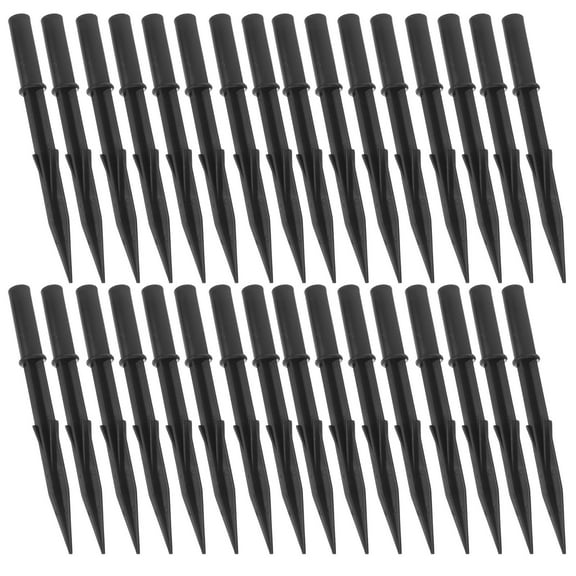 PTOOTP Solar Garden Light Stakes Plastic Pathway Outdoor Landscape Lighting 25 Pieces