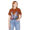 thumbnail image 2 of Butterfly Graphic Unisex 100 Cotton Lightweight Vintage Floral Design Jersey Tee 78, 2 of 15