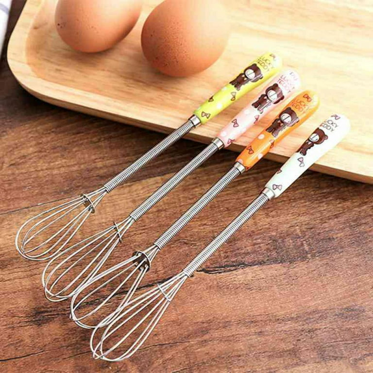 2PCS 180mm Mini Small Balloon Wire Whisk Set Stainless Steel Egg Mixing  Cream Mixer Whip Mix