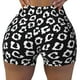 thumbnail image 2 of Fotbe Black Leopard Shorts Sin Costuras – Shorts Deportivos de Cintura Alta para Mujer, Elásticos para Gimnasio, Yoga, Running o Ciclismo-X-Large, 2 of 8
