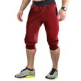 thumbnail image 4 of Aayomet Shorts Mens Occasionnels Loisirs de Rue Sport Multi Cordon de Serrage Taille Extensible Couleur Cargo Shorts (Rouge, XXL), 4 of 5
