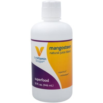 Acai Super Fruit Juice - The Vitamin Shoppe Mangosteen Juice (Garcinia Mangosta L), A Natural Juice Blend, Super Fruit, Antioxidant, Superfood,