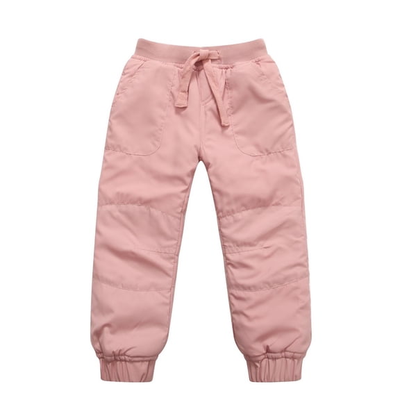 Richie House Little Girls Pink Adjustable Waistband Pants 2