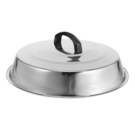 Luxshiny Plated Stainless Steel Grill Cover Anti-Splash for Everyday Kitchen Use