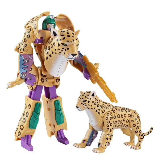 EGNMCR Deformation Toy Children Simulation White Cheetah Model brain game Birthday Gifts for Kids