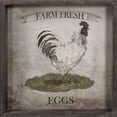 thumbnail image 1 of hometrends Reclaimed Wood Framed Burlap Rooster Art, 1 of 1