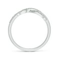 thumbnail image 2 of ANGARA Natural 0.4 Ct. Diamond Infinity Ring in 14K White Gold for Women (Ring Size: 6.5), 2 of 8