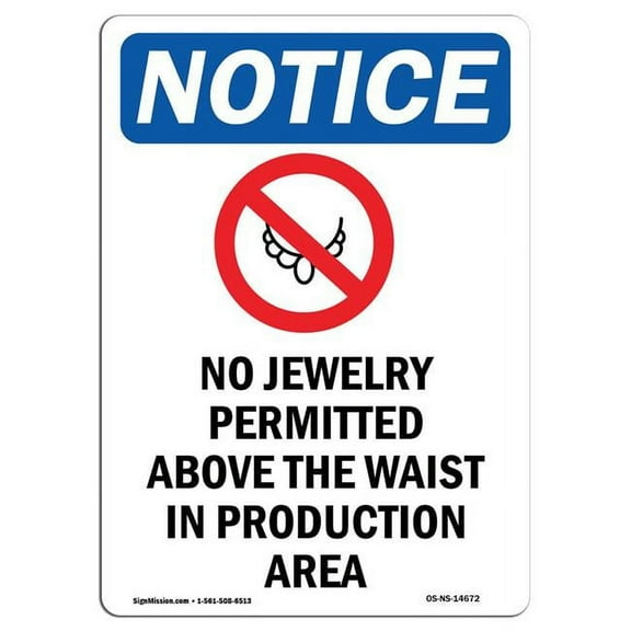 OSHA Notice Sign - Regular Unleaded |  Aluminum Sign | Protect Your Business, Construction Site, Warehouse & Shop Area |  Made in the USA
