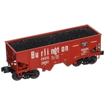 Bachmann 48207 O Scale Burlington 2-Bay USRA Outside Braced Hopper Truck, 55 Tons