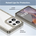 thumbnail image 5 of Case for Moto G75 5G,Moto G75 5G Case,Transparent TPU+PC Acrylic Protective Military Grade  Heavy Duty Protection Phone Case for Motorola Moto G75 5G (Gray), 5 of 16