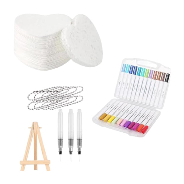 Kit de pintura con textura de espuma, pintura mágica, manualidades para principiantes, textura de espuma, regalo, dibujo Corazón
