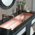 thumbnail image 4 of Native Trails CPS508 Trough 48" Rectangular Copper Drop In Or Undermount Bathroom Sink -, 4 of 5