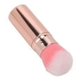 thumbnail image 4 of Brocha de maquillaje retráctil para viaje, portátil, de pelo suave, para polvos sueltos, herramienta cosmética para maquilladores, color rosa, 4 of 14