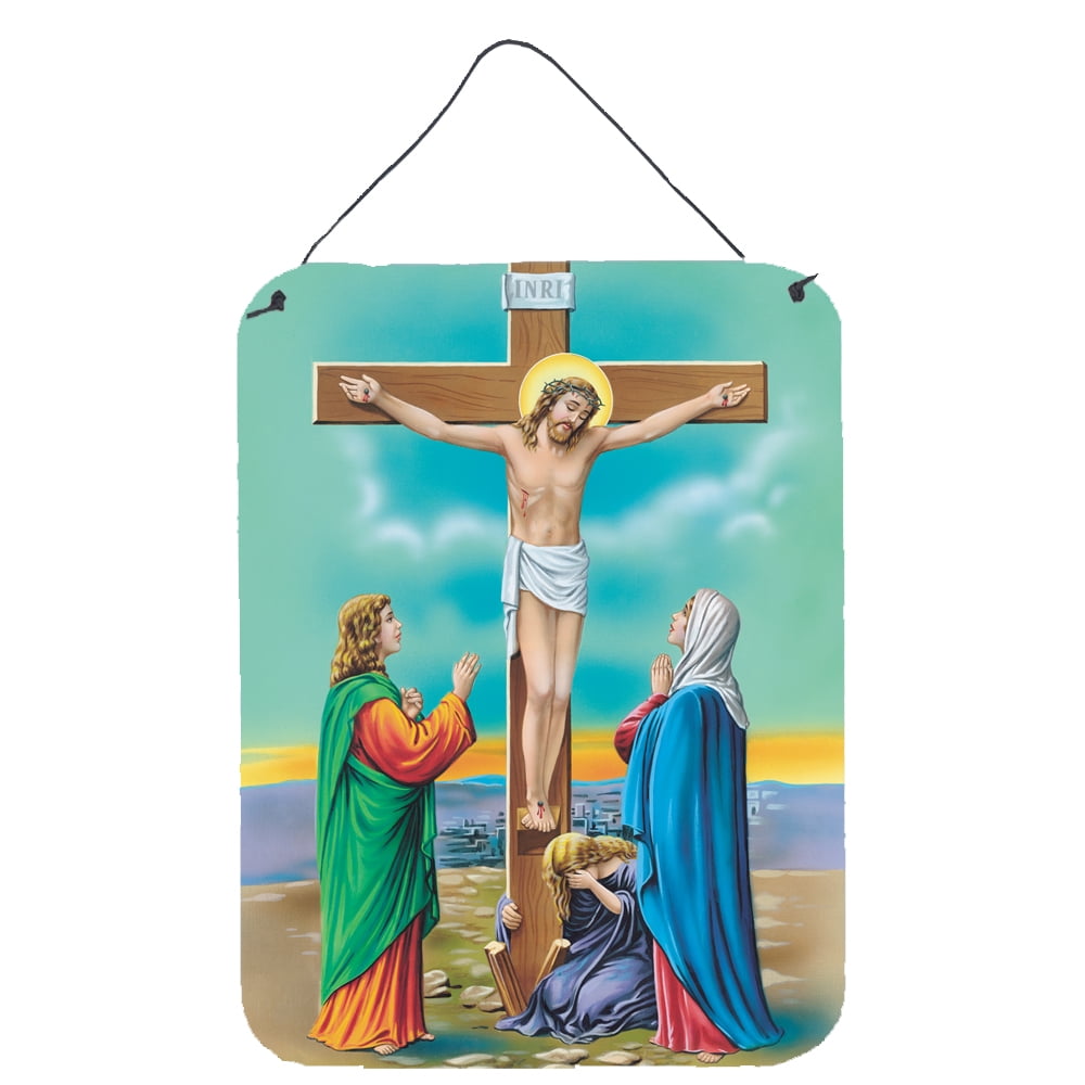 Jesus on the Cross Crucifixion Wall or Door Hanging Prints