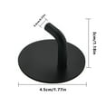 thumbnail image 4 of Matsuzay Colgador de pared de acero inoxidable para el hogar, baño, baño, cocina, toalla colgante, sombrero, bufanda, soporte de gancho para paraguas Almacenamiento y organización del hogar Negro Matsuzay HA005142-01, 4 of 6