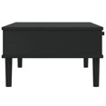 thumbnail image 5 of vidaXL Coffee Table SENJA Rattan Look Black 100x55x33 cm Solid Wood, 5 of 5