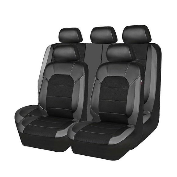 Car Seat Covers for Hyundai Kona/Hybrid/Electric 2018, Leather Protective Covers B/Grey