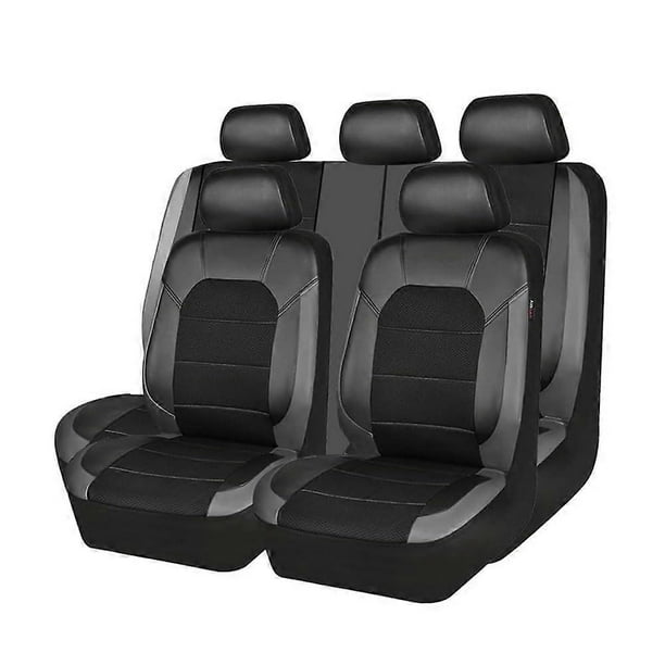 Car Seat Covers for Hyundai Kona/Hybrid/Electric 2018, Leather Protective Covers B/Grey