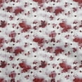 thumbnail image 1 of oneOone Silk Tabby Maroon Fabric Floral & Sewing Craft Projects Fabric Prints By Yard 42 Inch Wide, 1 of 5