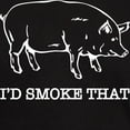 thumbnail image 3 of CafePress - I'd Smoke That Funny Pig T Shirt - Men's Classic Graphic Cotton T-Shirt, 3 of 4