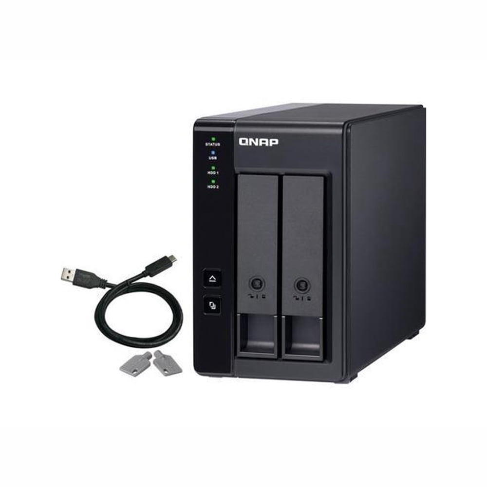 QNAP TR002 2bay 3.5" SATA HDD USB 3.1 Gen2 10Gbps typeC hardware