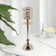thumbnail image 5 of Candelabro de cristal con forma de vela de té para decoración de cenas de boda L, 5 of 8