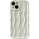 thumbnail image 3 of Caseative Patrón de ondulación de agua Marco de onda rizada suave compatible con funda para iPhone (blanco, iPhone 13 Pro Max), 3 of 4