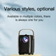 thumbnail image 5 of S10 1080P Mini Proyector Compatible con Bluetooth Proyector Portátil Android 5G Wifi Cine en Casa Negro ENCHUFE UE, 5 of 5