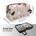 thumbnail image 4 of Goofa Funny Chicken Printed Toiletry Bag with Handle,Large Capacity Travel Makeup Cosmetic Bag for Women, Carry on Airport Airline Compliant Bag, 4 of 9
