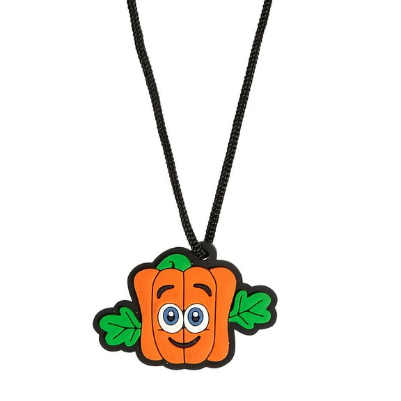 Fun Express Bulk 48 Pieces Spookley the Square Pumpkin Character Necklaces