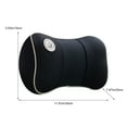 thumbnail image 3 of Kezqiaxn Neck & Cervical Pillows Clearance Neck Pillow for Car, Soft Car Headrest for Driving Memory Foam Neck Support Pillows, Comfortable Ergonomic Design for Travel Black(11.8x7.9x3.9Inches), 3 of 9