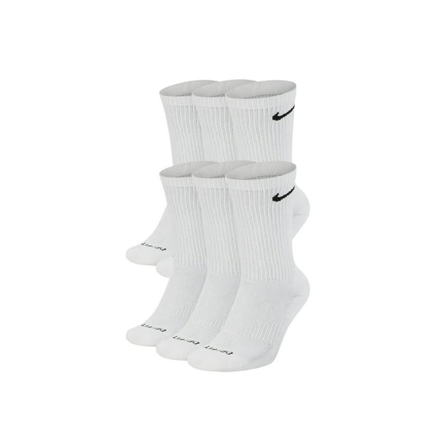 Nike Nike Everyday Plus Cushion Crew White/Black Socks 6 Pair Pack