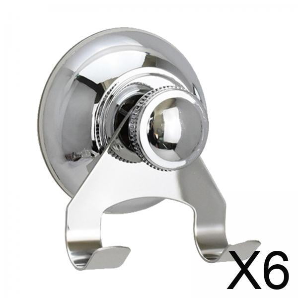Gancho de succión,Ganchos de ventosa Colgador de ventosa Ventosa,Copa colgador de corona Potente ventosa de vacío,Ganchos de baño Perchas de succión Reutilizables Fuertes,Ganchos de pared