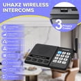 thumbnail image 3 of UHAXZ Intercoms Wireless for Home, Long Range Intercom 6000ft, Home Intercom System Wireless with Group Call, Monitor Function, 8 Volume Levels Inter, 3 of 7