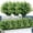White, variant on 6 Bundles Artificial Flowers for Outdoors, Real Touch Fake Baby’s Breath UV Resistant No Fade Faux Plastic Plants for Garden Patio Porch Window Box Home Wedding Decoration, Orange
