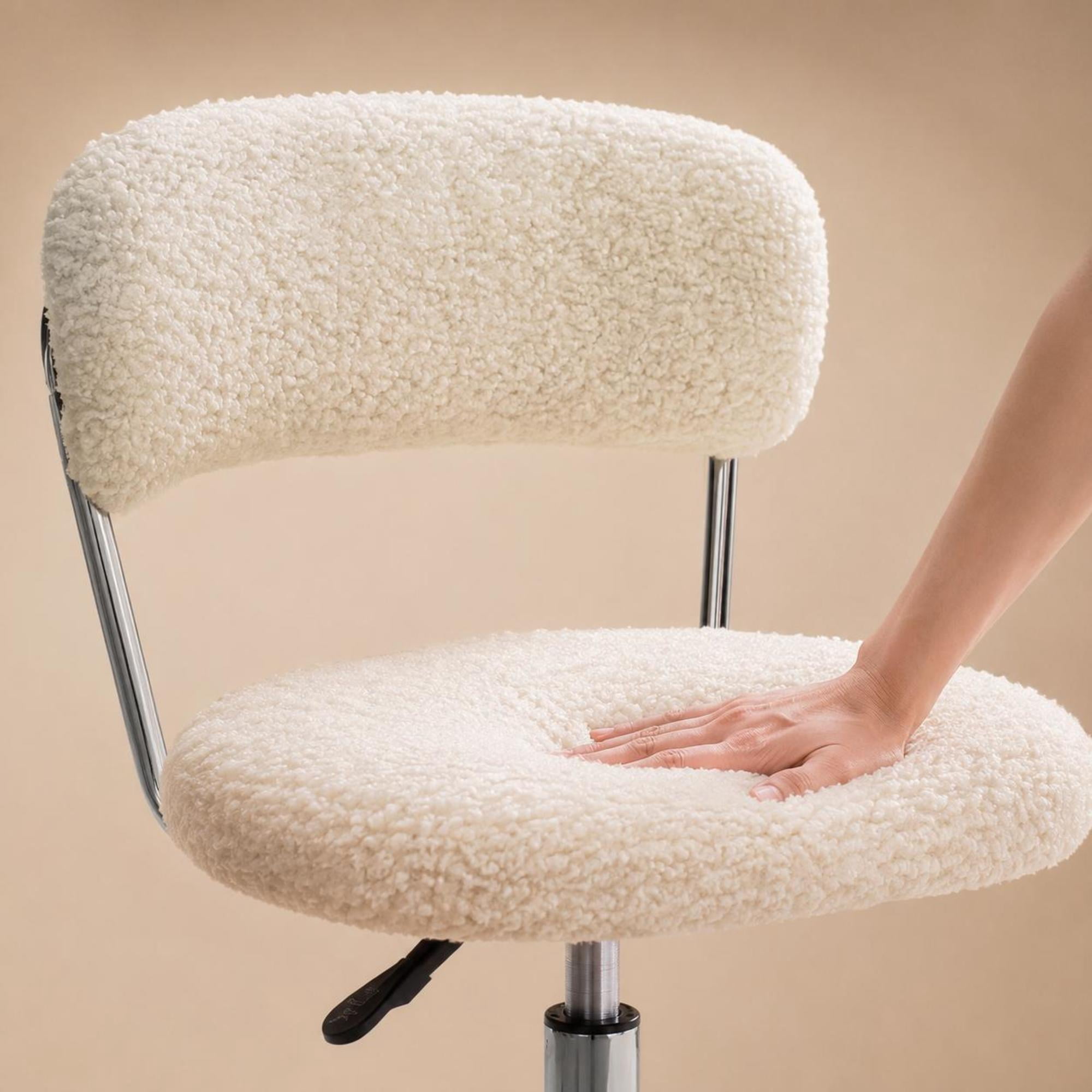 sherpa office chair swivel vanity product