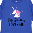 thumbnail image 4 of Inktastic Grammy Loves Me Unicorn Girls Girls Long Sleeve Toddler T-Shirt, 4 of 5