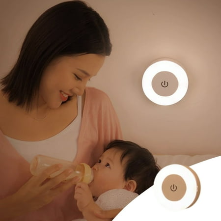 

Sale Clearance Decorative Rechargeable Led Night Light Suitable For Bedroom Corridor Energy-saving Bedside Lamp Baby Feeding Night Light