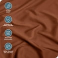 thumbnail image 3 of Bare Home Luxury 1800 Collection Fitted Sheet, Ultra-Soft, Deep Pocket, Queen, Terracotta, 3 of 8