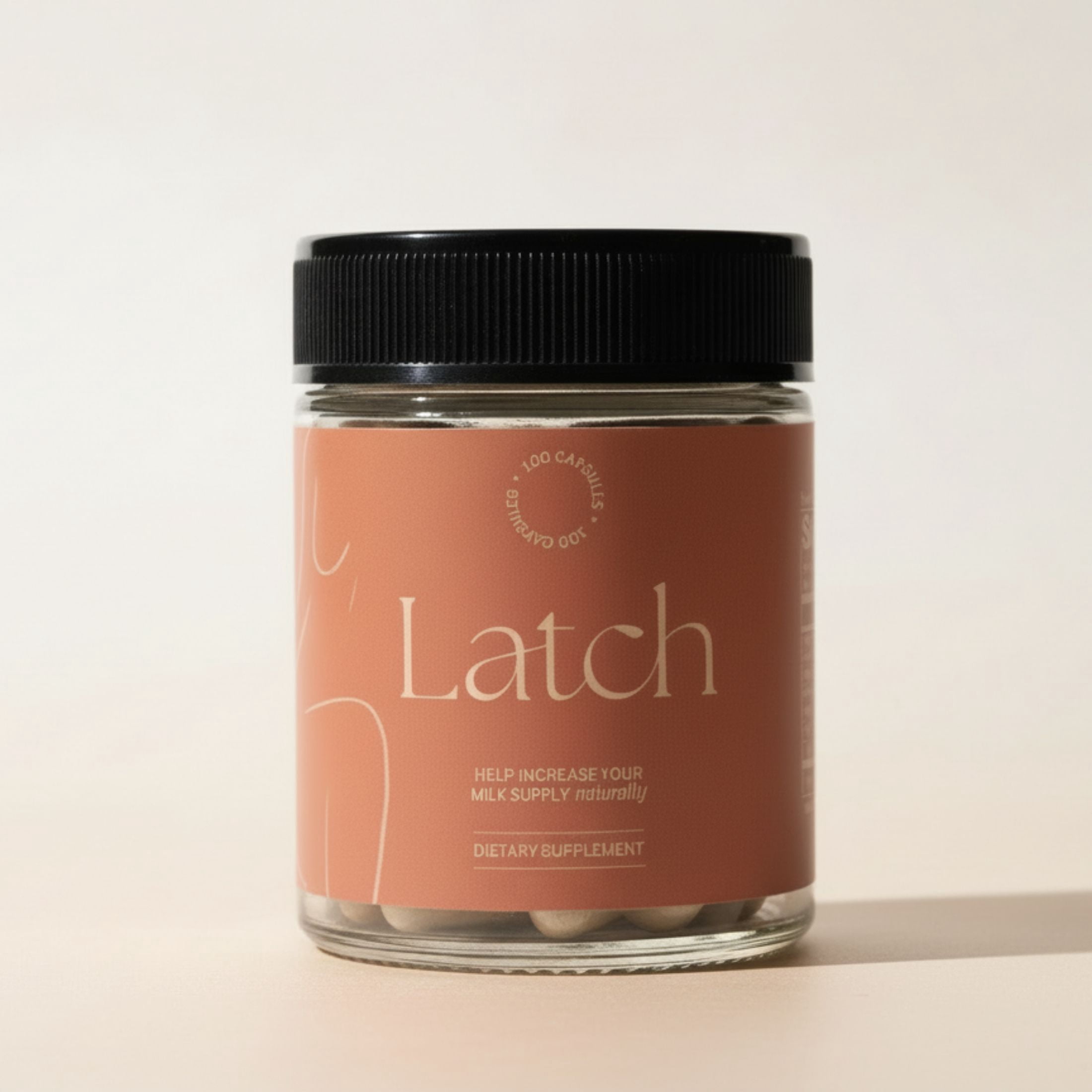Latch Moms SupplyBoost+ Breastfeeding Supplement, 100 Count