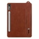 thumbnail image 4 of Funda de cuero con correa para la mano y función atril para Lenovo Tab P12, color gris, marrón y multicolor, 4 of 5