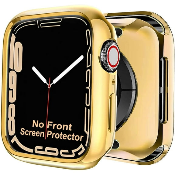 KOMI Compatible with Apple Watch Case 41mm Series 9 (2023) Series 8 Series 7 Soft Flexible TPU Thin Lightweight Protective Bumper for iWatch [No Screen]
