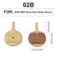 thumbnail image 2 of Brake Pads Disc Brake Pad Aluminum Alloy Full Metal High-quality Light Long Service Life Solid Bicycle Durable, 2 of 10