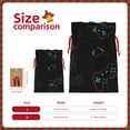 thumbnail image 3 of Rocae Game Time for Christmas Drawstring Linen Gift Bag with Drawstrings Treat Bag Goody Present Bags for Christmas Party Favor-Small, 3 of 9