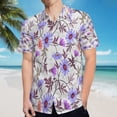 thumbnail image 5 of High Quality Hawaiian Shirts for Men Short Sleeve Aloha Beach Shirt Floral Summer Casual Button Down Shirts Blouses 6LYQIV, 5 of 7